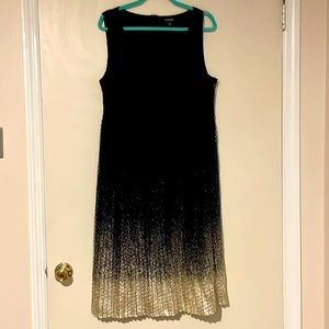 Black and Gold cocktail dress